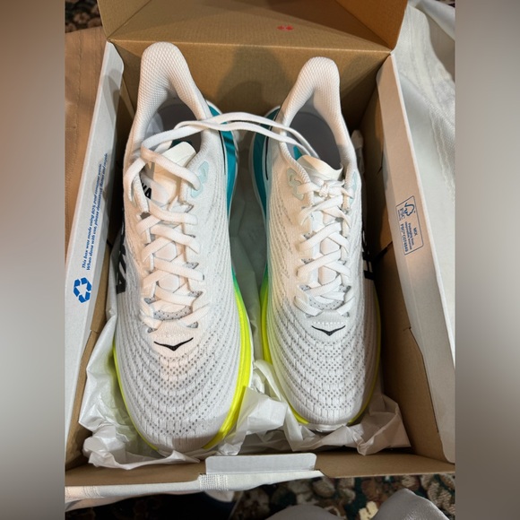 Hoka One One Mach 5 Women White/Blue Glass
Running Shoes Sneakers Size 8.5 - Picture 11 of 13